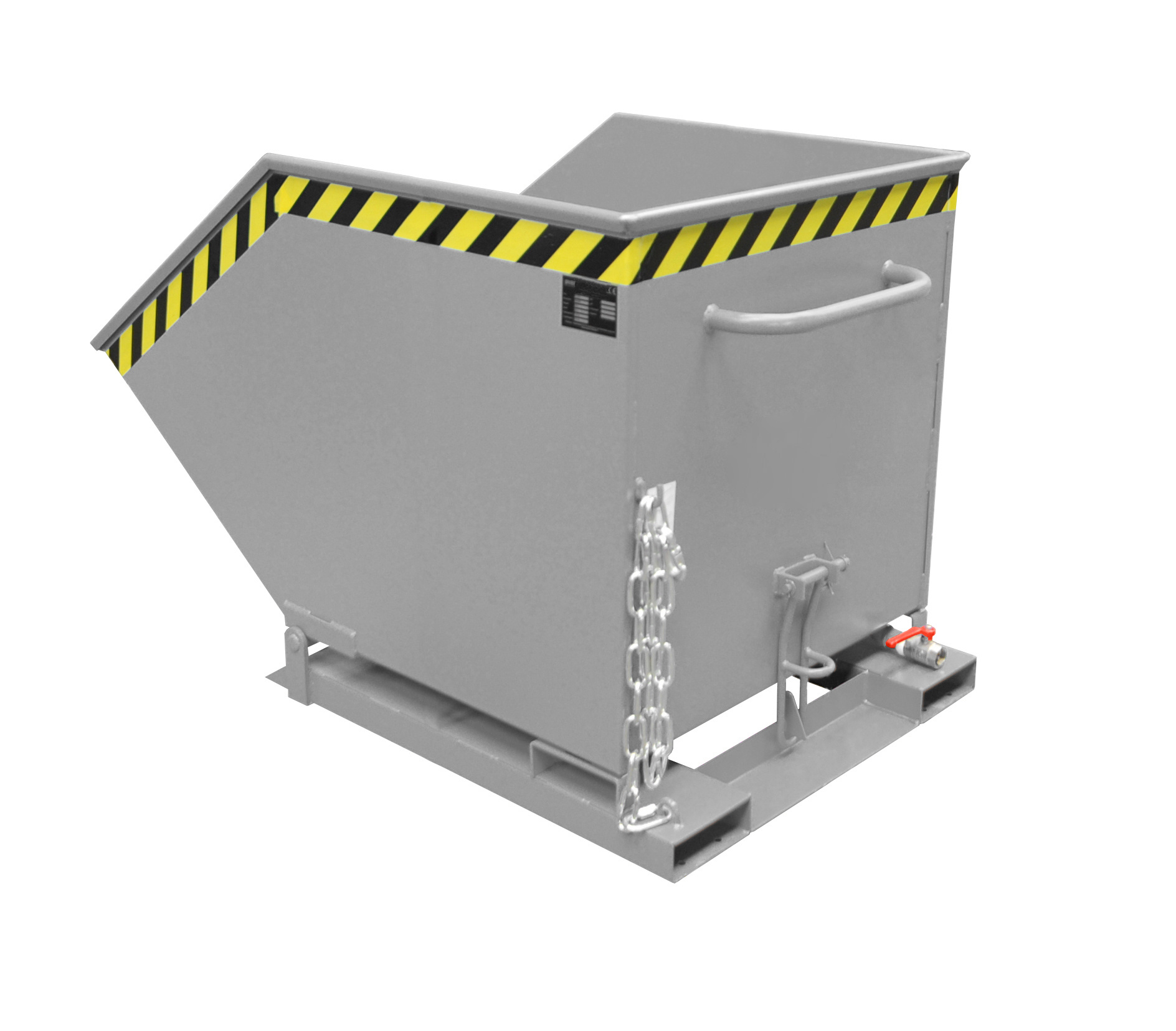 Späne-Kippmulde Typ SKK RAL 7005 Mausgrau